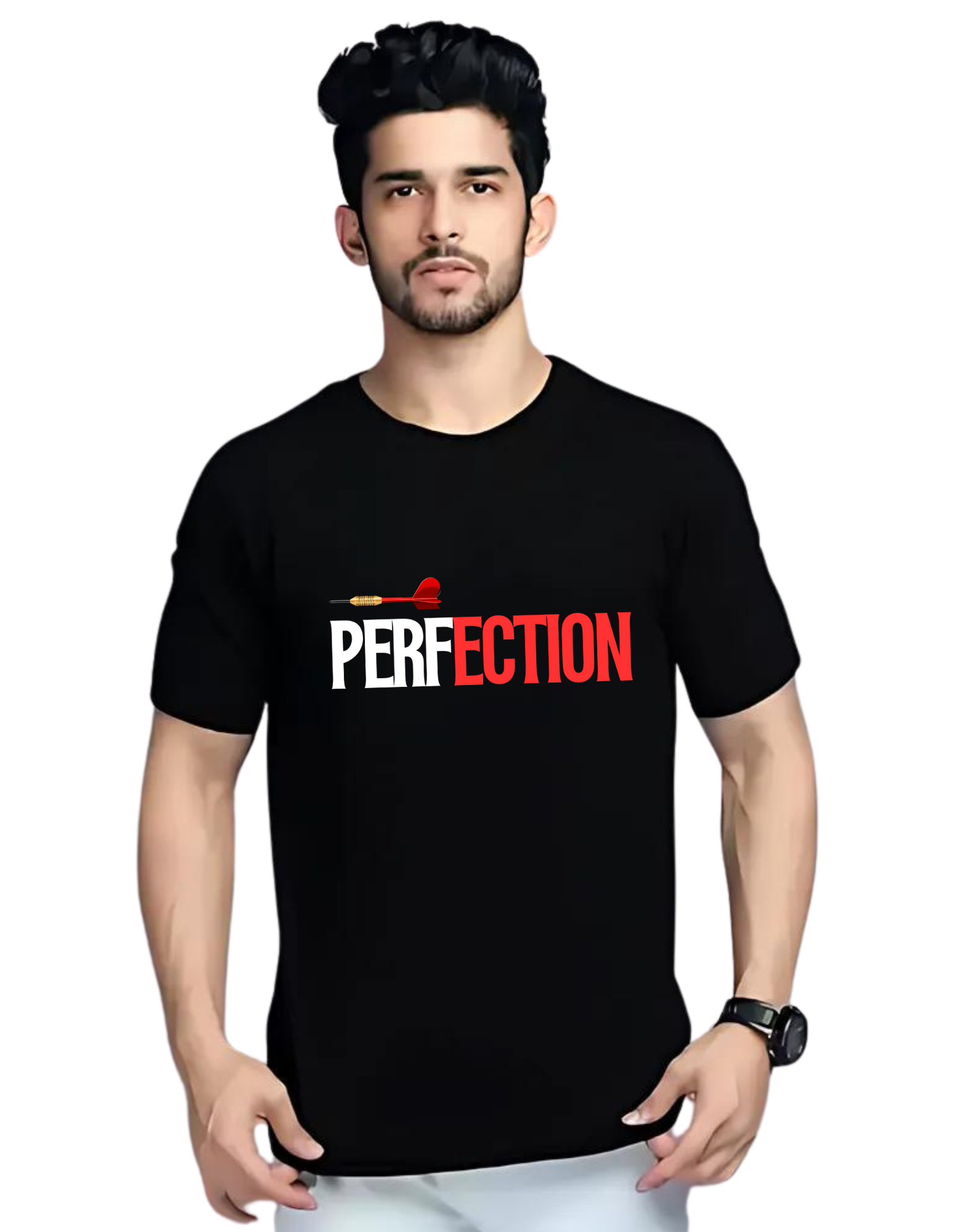 PERFECTION Themed Mens Tshirt |DIBBY