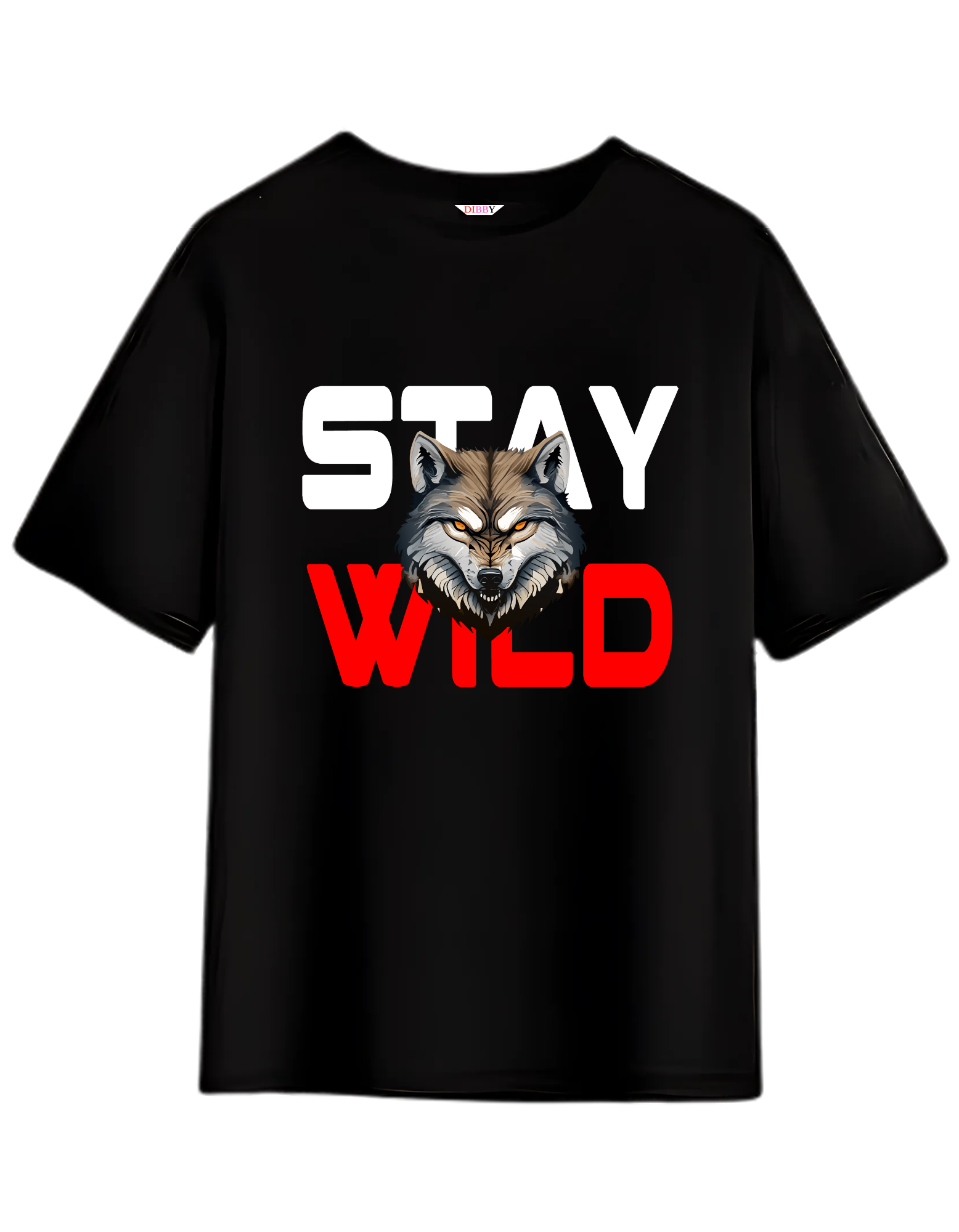 STAY WILD Themed Mens Tshirt |DIBBY