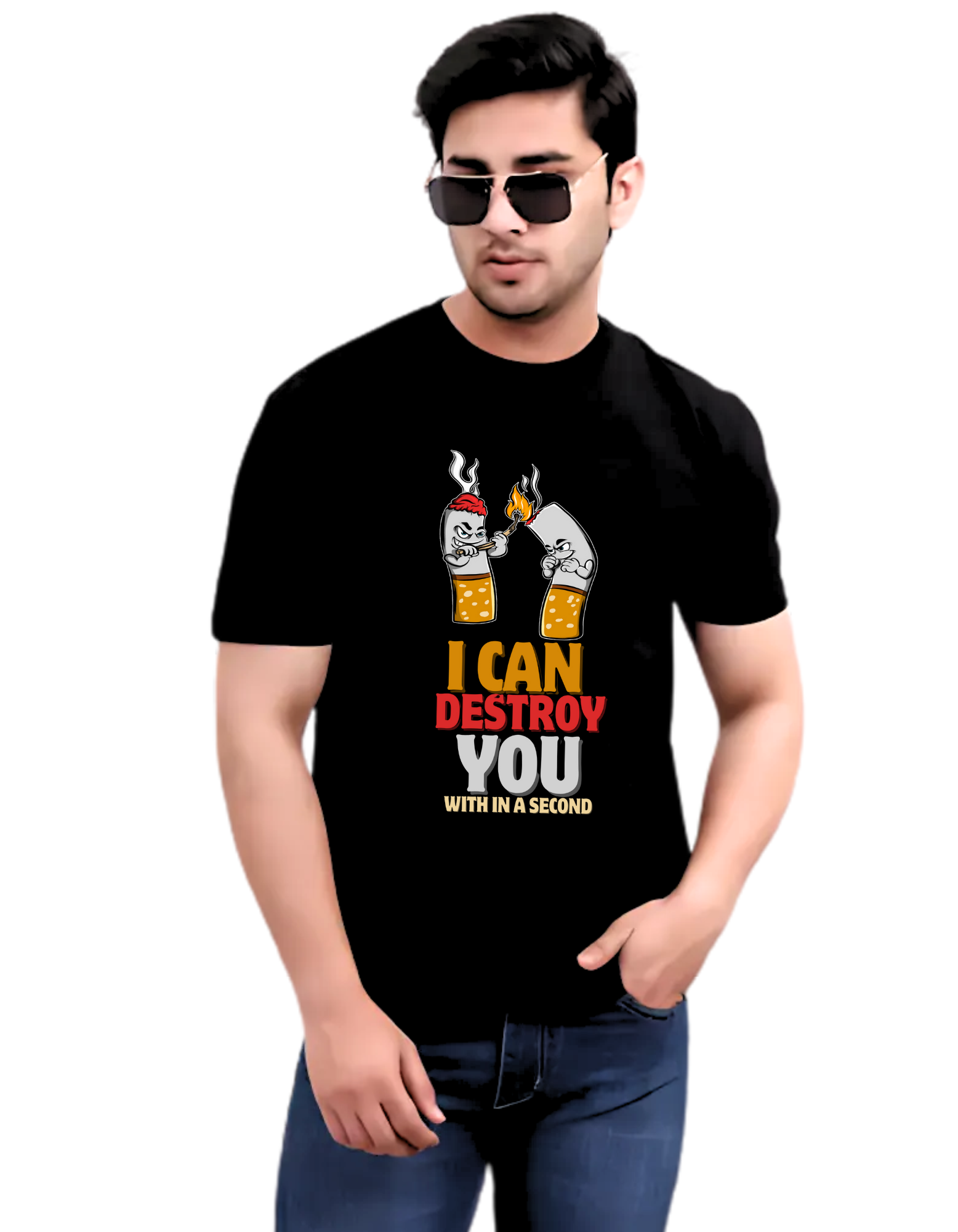 I CAN DESTROY YOU Themed Mens Tshirt | DIBBY