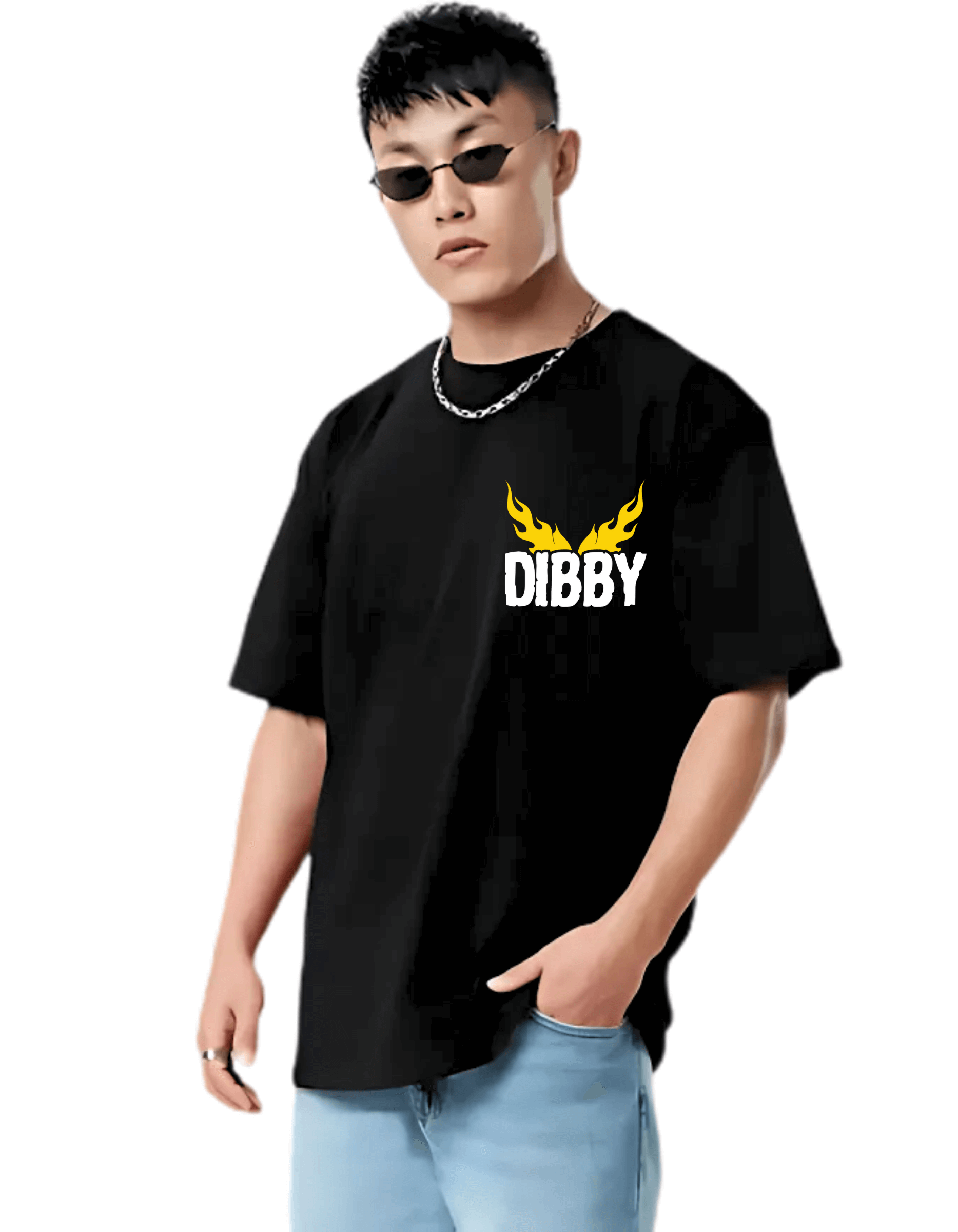 ANIME BOY Themed Men's Oversized Tshirt |DIBBY