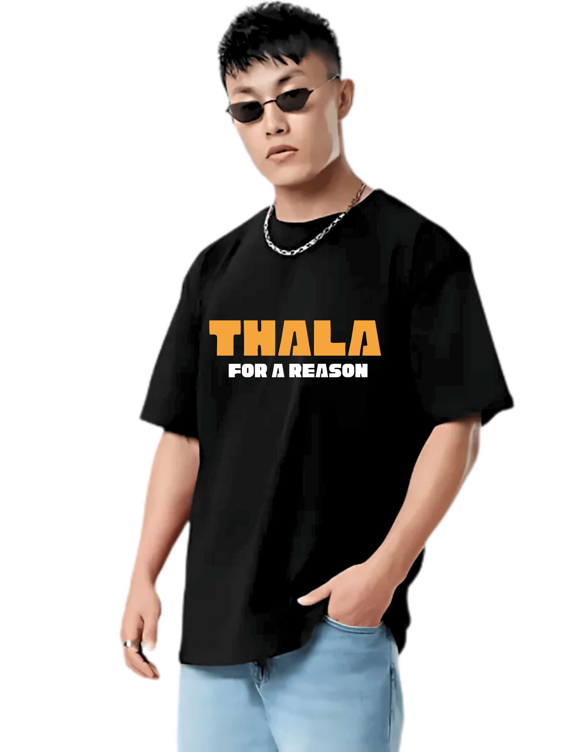 CSK Themed Men's Oversized Tshirt |DIBBY