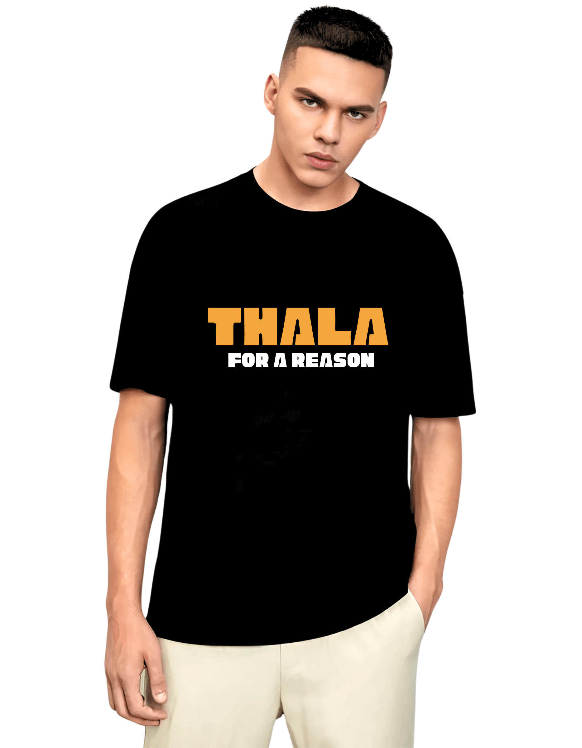 CSK Themed Men's Oversized Tshirt |DIBBY