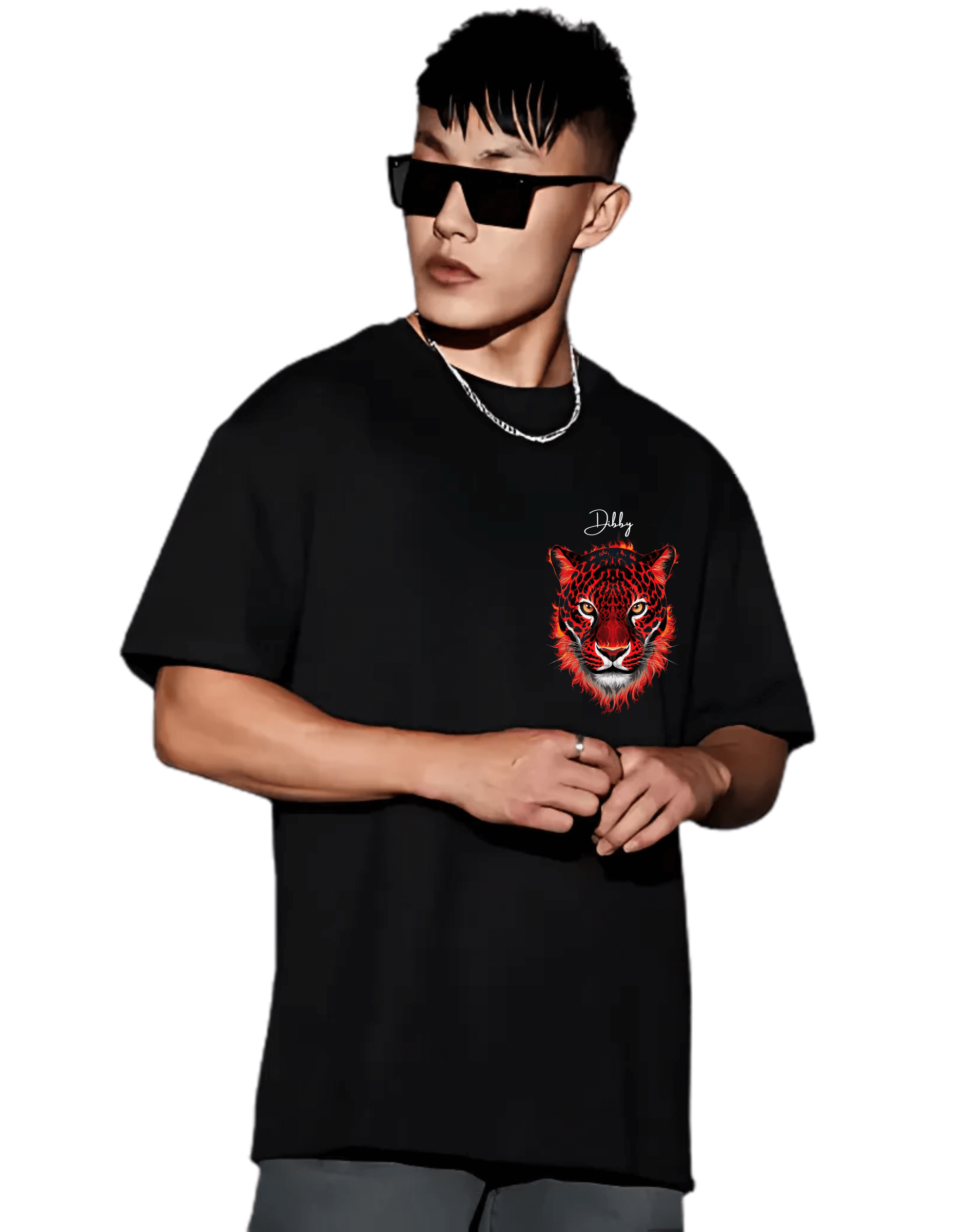 RUTHLESS WARRIOR Themed Mens Oversized Tshirt |DIBBY