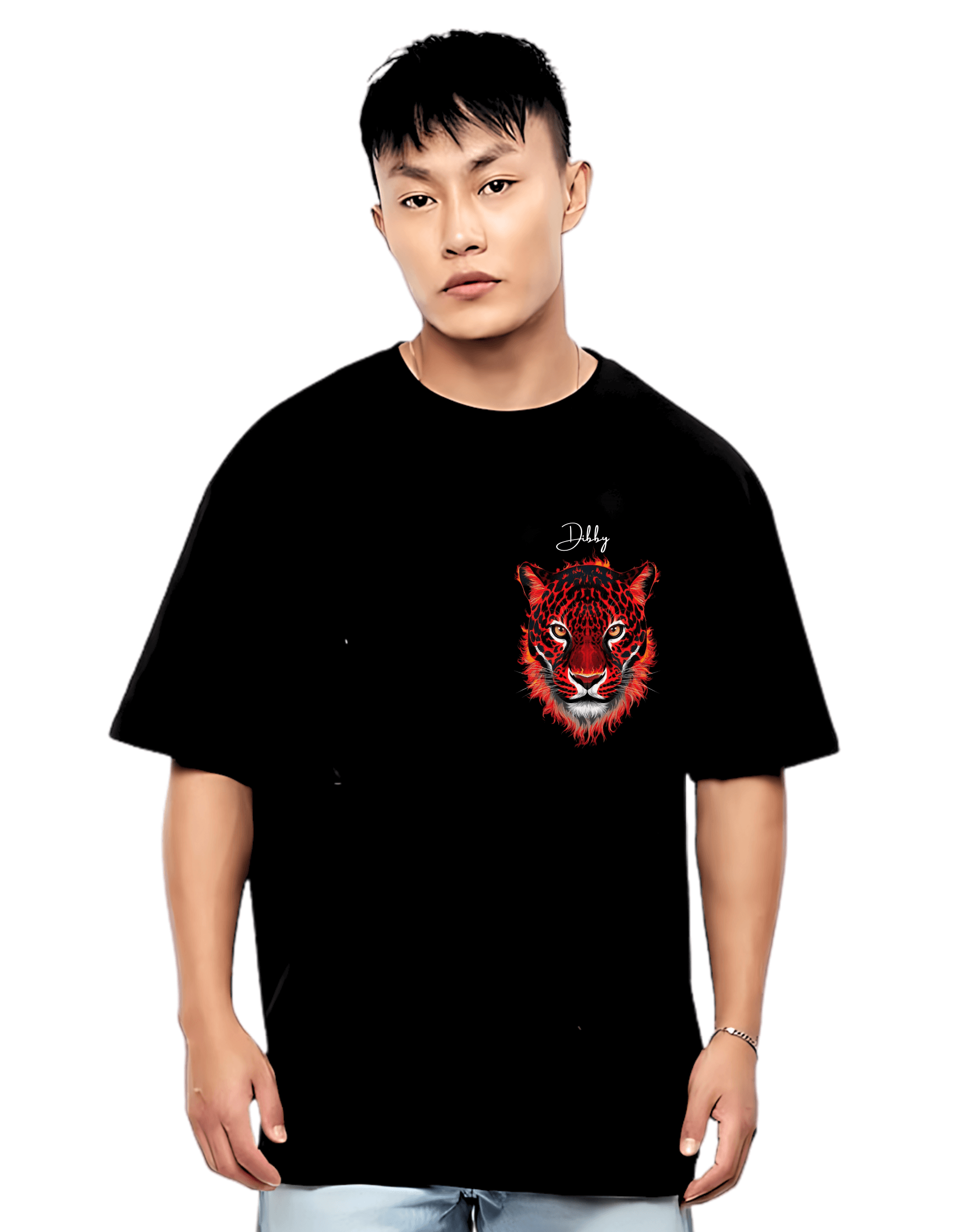 RUTHLESS WARRIOR Themed Mens Oversized Tshirt |DIBBY