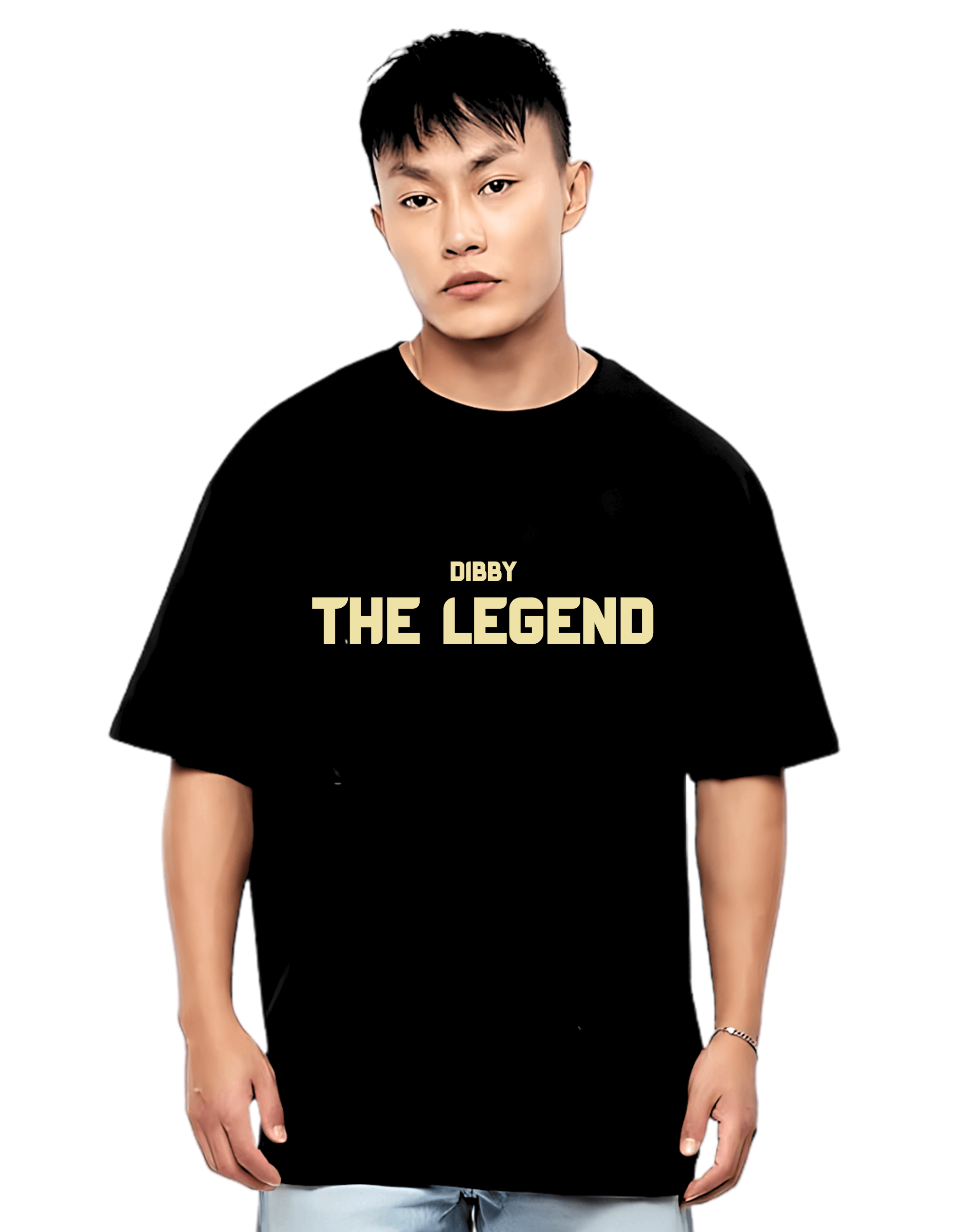 LEGEND DRAGON Themed Mens Oversized Tshirt |DIBBY