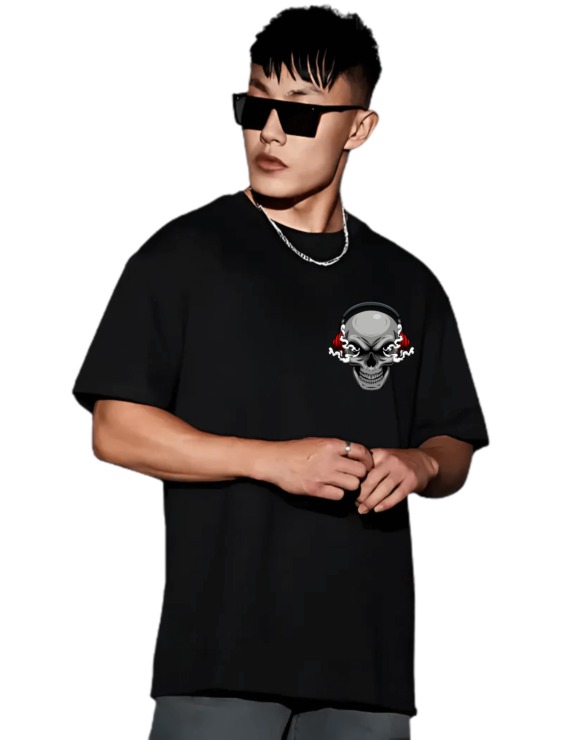 MOTION SKULL Themed Mens Tshirt | DIBBY