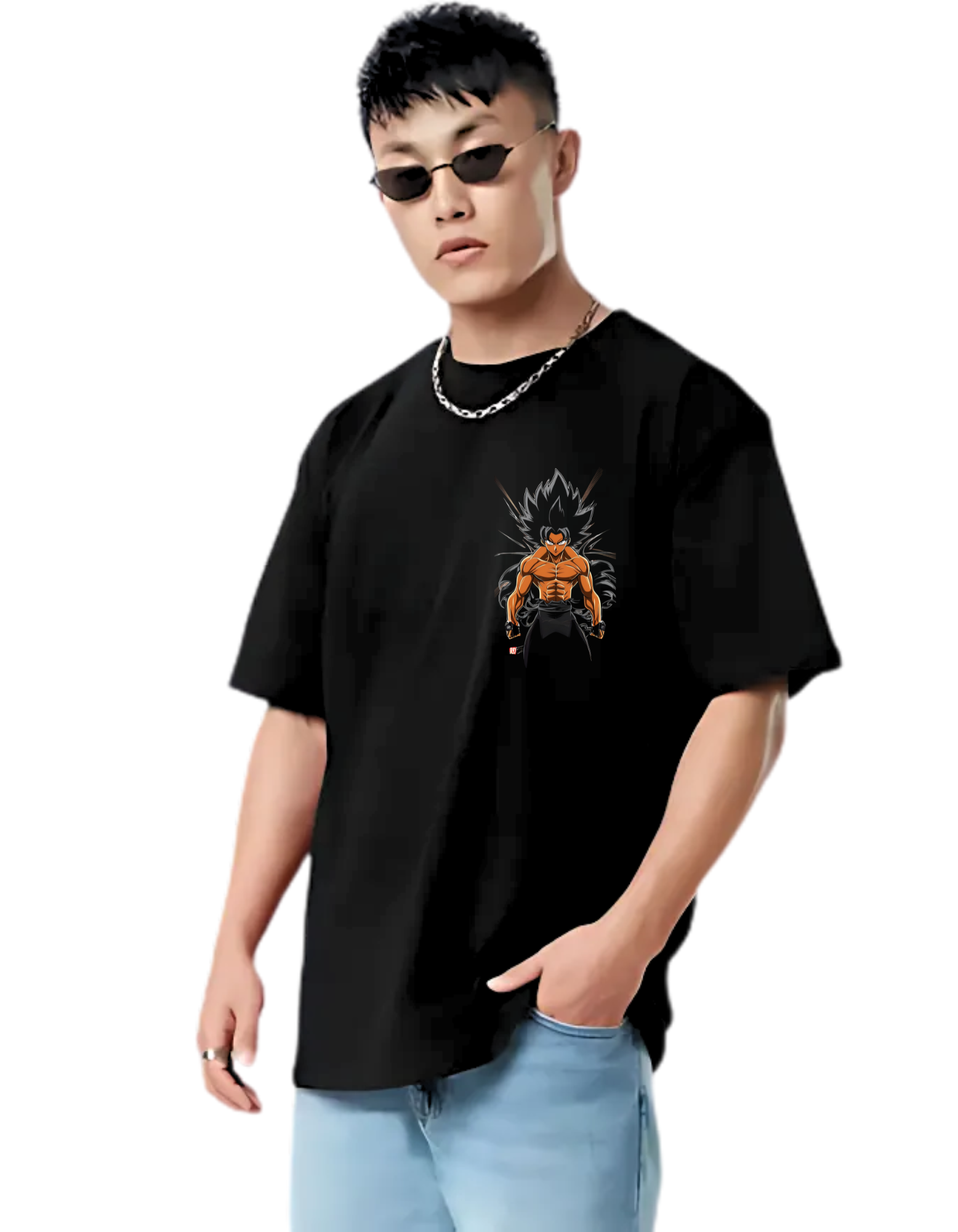 SEPAKU ANIME Themed Men's Oversized Tshirt | DIBBY